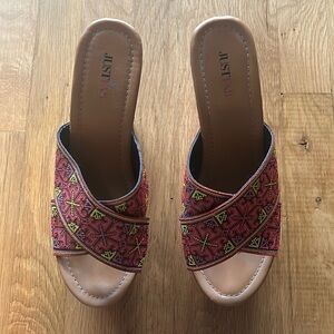 Just Fab Wedge Sandals